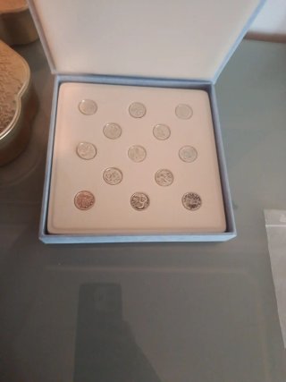 Arras de boda 13 monedas plata