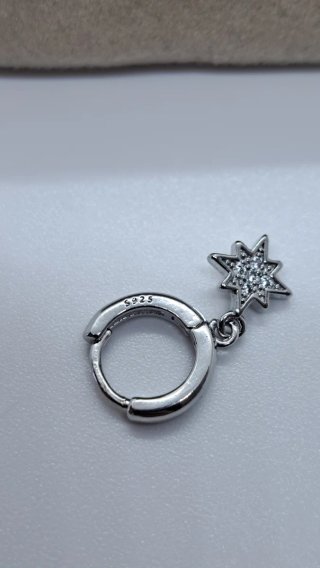 Pendientes Plata 925 Sol y Luna