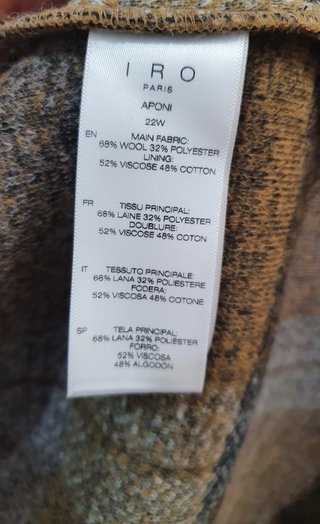 Sobrecamisa IroLana Talla M