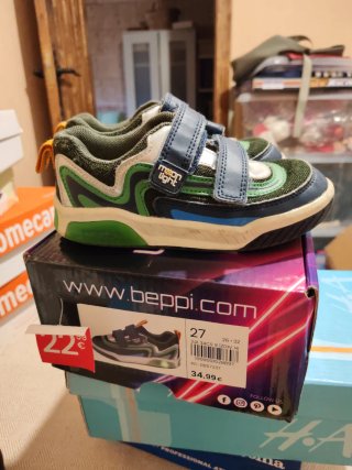 Zapatillas niño velcro talla 27