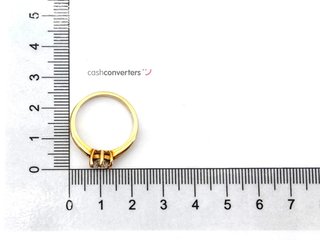 sortija oro 18k con piedra con diamante
