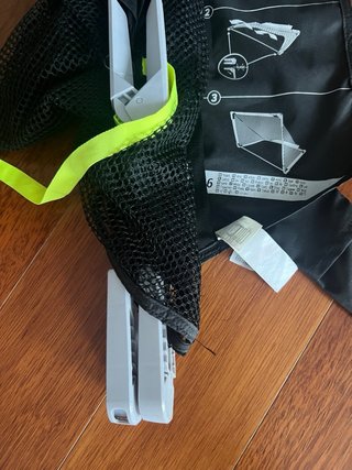 Portería de fútbol plegable Kipsta Kage Negra