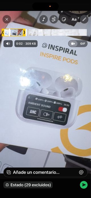 Cascos Inspire Pods Bluetooth Blancos