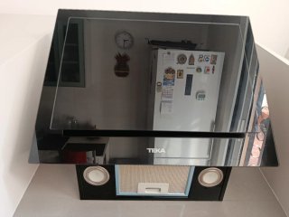 CAMPANA EXTRACTORA TEKA DVT PRO 98660 TBS BK 90CM