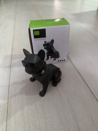 Altavoz Bulldog Francés Negro