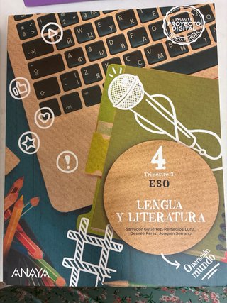 Lengua y Literatura, 4 ESO, Operación mundo