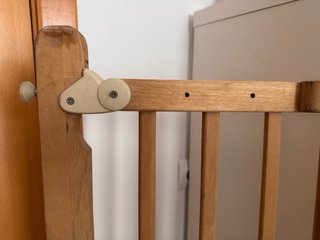 Valla seguridad infantil madera