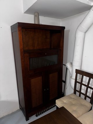 Vitrina aparador madera maciza estilo clásico