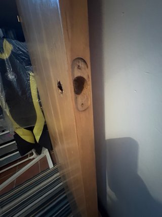 Puerta de madera interior