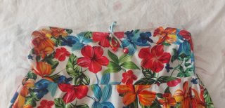Vestido pareo flores