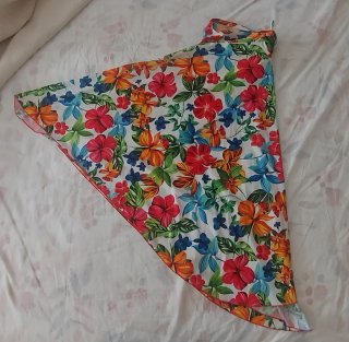 Vestido pareo flores