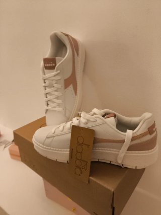 Diadora Scarpe Uomo 42 Bianco Rosa