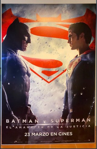 Póster Batman v Superman 176x76