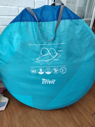 Tienda de campaña Crivit paraviento