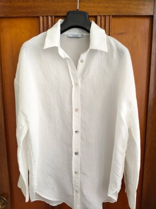 Camicia bianca rigata Reserved