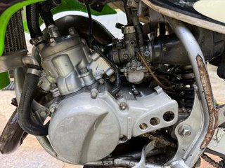 Kawasaki 65cc Motocross Verde/Blanco