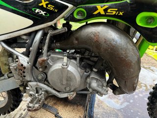 Kawasaki 65cc Motocross Verde/Blanco