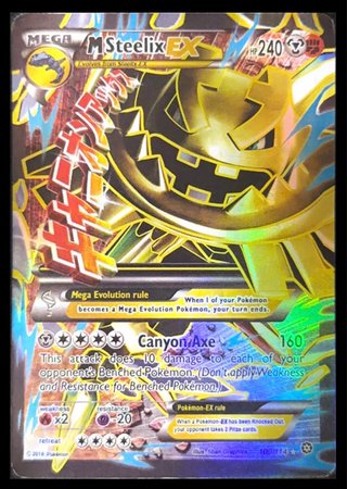 3 Cartas Pokémon: M-Steelix-EX, M-Gardevoir-EX, Ga