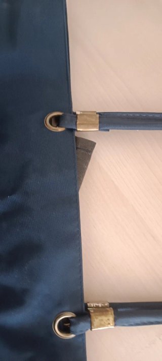 Borsa mare/viaggio blu scuro Venezia ricamata