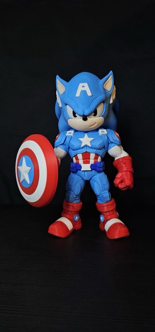 Sonic Capitão América