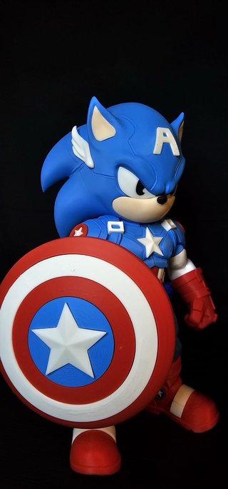 Sonic Capitão América