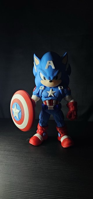 Sonic Capitão América