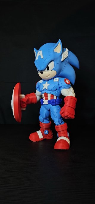 Sonic Capitão América