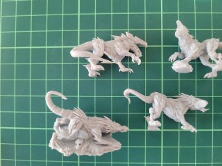 5 Mastines de Guerra Kroot Tau Warhammer 40k
