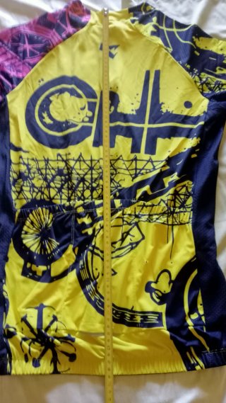 Maillot Ciclismo Amarillo y Azul