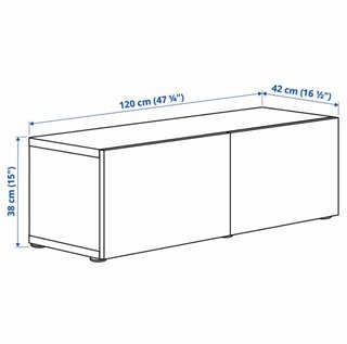 Aparador Ikea Bestå con patas