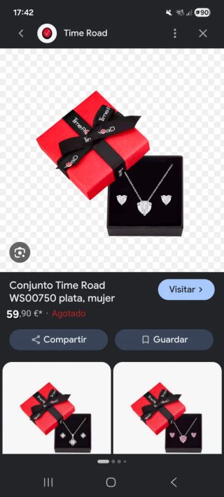Conjunto Time Road WS00750 Plata