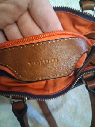 Bolso de mano y hombro tejanos y cuero