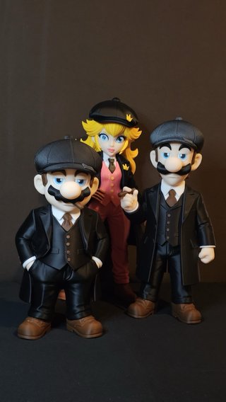 Mario, Luigi e Peach Peaky Blinders