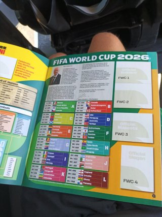 Álbum Oficial Colección Stickers Mundial FIFA 2026