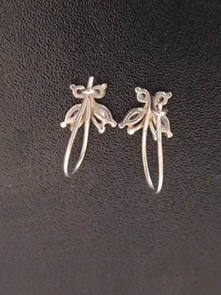 Orecchini Argento con Topazi Rosa