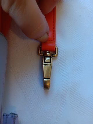Pinko Love Bag Mini Half Moon Arancione