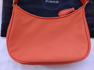 Pinko Love Bag Mini Half Moon Arancione
