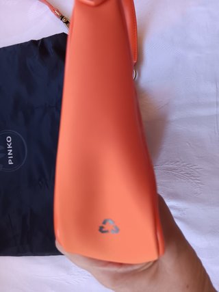 Pinko Love Bag Mini Half Moon Arancione