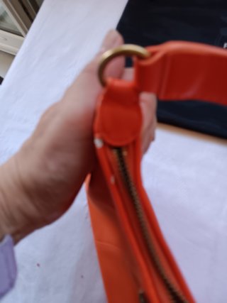 Pinko Love Bag Mini Half Moon Arancione