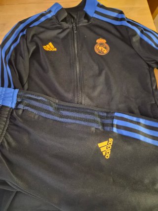 Chándal Real Madrid Adidas Negro/Azul Talla 11/12