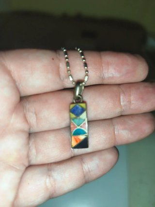 Lote Joyería Plata 950 Mosaico Artesanal