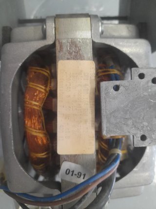 Motor secadora eléctrico con condensador