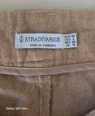 Pantalones cortos mujer beige