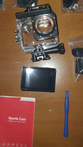Câmera de Ação Sports Cam Full HD 1080P