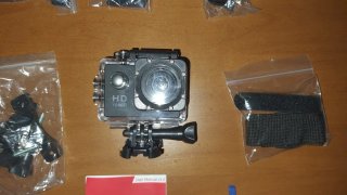 Câmera de Ação Sports Cam Full HD 1080P