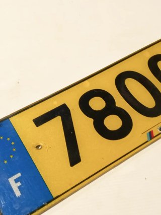 Matrícula Francia 7800RR89