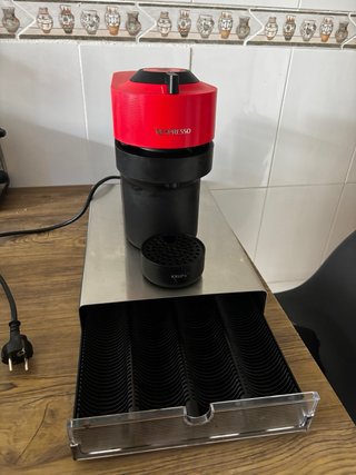 Cafetera Nespresso Krups Vertuo Pop Roja