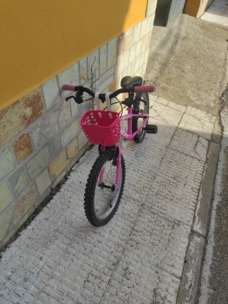 Bicicleta niña rueda 18 rosa