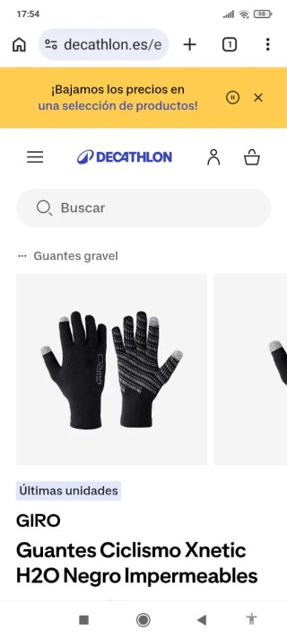 Guantes Giro Impermeables Talla xl