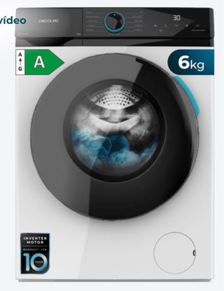 Lavadora Cecotec 6kg Blanca
